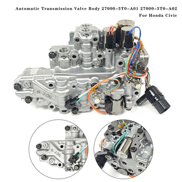 Honda Civic Automatic Transmission Valve Body 27000-5T0-A01 27000-5T0-A02 Generic - 0