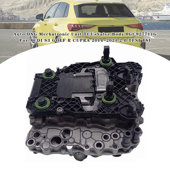 2014-2021 AUDI S3 GOLF R CUPRA 2.0 TFSI TSI Auto DSG Mechatronic Unit TCU+Valve Body 0GC927711G Generic