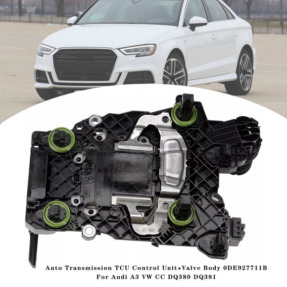 Audi A3 VW CC DQ380 DQ381 Auto Transmission TCU Control Unit+Valve Body 0DE927711B Generic