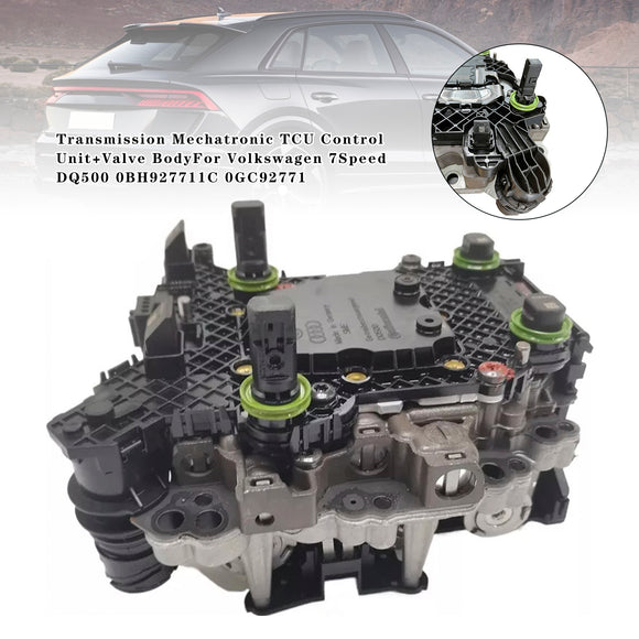 Volkswagen 7Speed DQ500 Transmission Mechatronic TCU Control Unit+Valve Body 0BH927711C 0GC92771 Generic