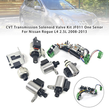2008-2013 Nissan Rogue L4 2.5L CVT Transmission Solenoid Valve Kit JF011 One Senor Generic - 0