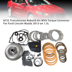 Ford Lincoln Mazda 2013+ 1.5L 6F35 Transmission Rebuild Kit With Torque Converter  Generic - 0