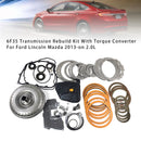 2013+ Ford Lincoln Mazda 2.0L 6F35 Transmission Rebuild Kit With Torque Converter Generic-2