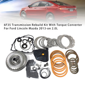 2013+ Ford Lincoln Mazda 2.0L 6F35 Transmission Rebuild Kit With Torque Converter Generic - 0