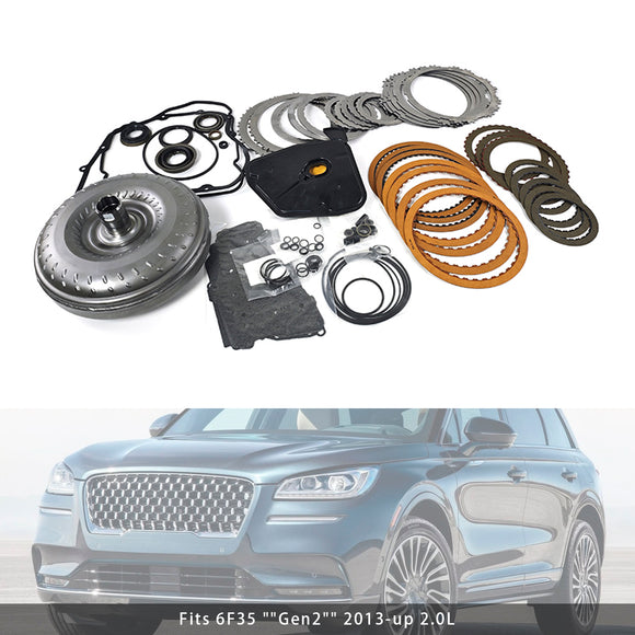 2013+ Ford Lincoln Mazda 2.0L 6F35 Transmission Rebuild Kit With Torque Converter Generic