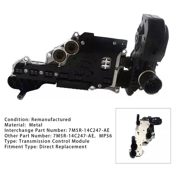 Volvo C30 MPS6 Transmission Control Module Unit 7M5R-14C247-AE Generic