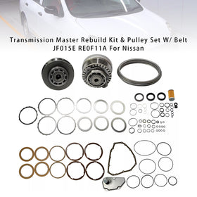 Nissan Transmission Master Rebuild Kit & Pulley Set W/ Belt JF015E RE0F11A Generic - 0