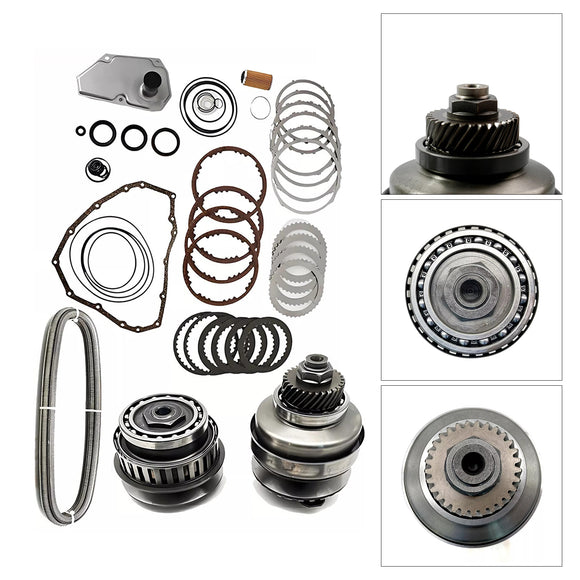 Nissan Transmission Master Rebuild Kit & Pulley Set W/ Belt JF015E RE0F11A Generic