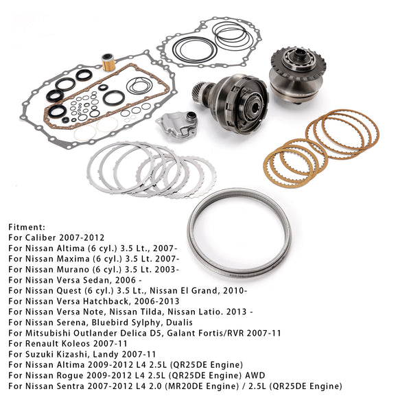 NISSAN Transmission CVT Pulley 30T W/Belt+Chain £¦ Rebuild Kit RE0F10A JF011E Generic