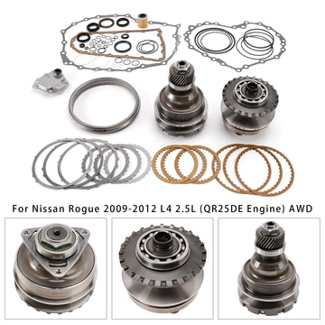 2007-2011 Suzuki Kizashi Transmission CVT Pulley 30T W/Belt+Chain Rebuild Kit RE0F10A JF011E Generic - 0