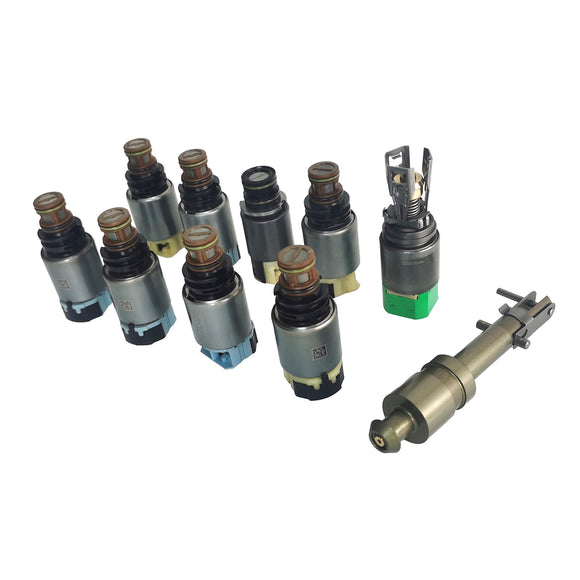 BMW Dodge Jeep Alfa Romeo 10pcs 8-Speed Automatic Transmission Solenoid Kit 8HP75 8HP50 Generic