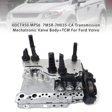 Ford Volvo 6DCT450 MPS6 7M5R-7H035-CA Transmission Mechatronic Valve Body+TCM Generic - 0