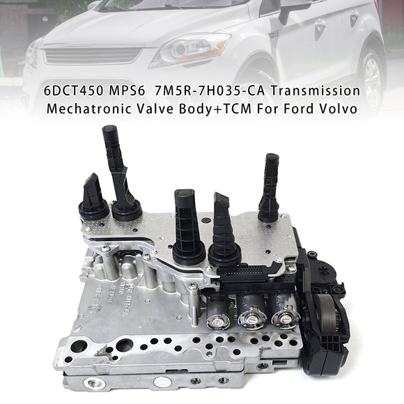 Ford Volvo 6DCT450 MPS6 7M5R-7H035-CA Transmission Mechatronic Valve Body+TCM Generic