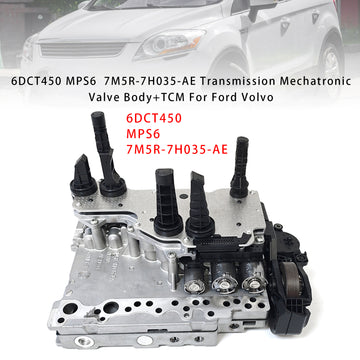 Ford Volvo 6DCT450 MPS6 7M5R-7H035-AE Transmission Mechatronic Valve Body+TCM Generic - 0