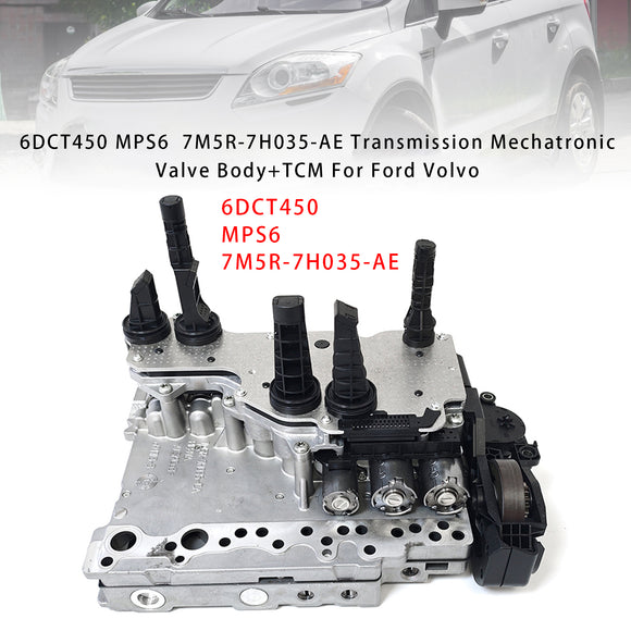 Ford Volvo 6DCT450 MPS6 7M5R-7H035-AE Transmission Mechatronic Valve Body+TCM Generic