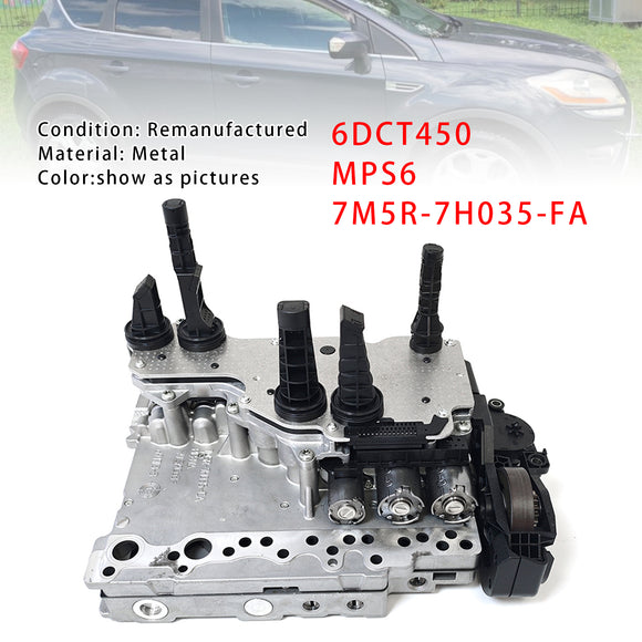 Ford Volvo 6DCT450 MPS6 7M5R-7H035-FA Transmission Mechatronic Valve Body+TCM Generic