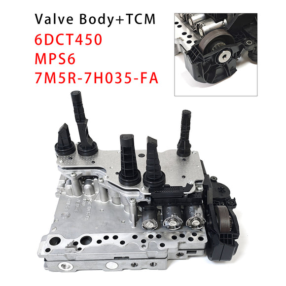 Ford Volvo 6DCT450 MPS6 7M5R-7H035-FA Transmission Mechatronic Valve Body+TCM Generic