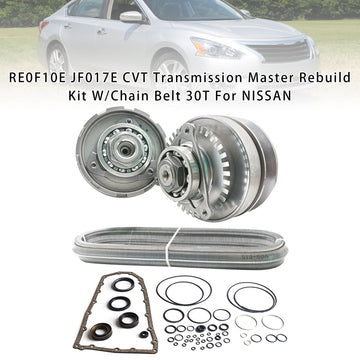 NISSAN RE0F10E JF017E CVT Transmission Master Rebuild Kit W/Chain Belt 30T Generic - 0