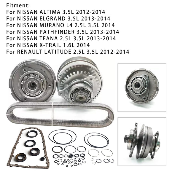 NISSAN RE0F10E JF017E CVT Transmission Master Rebuild Kit W/Chain Belt 30T Generic