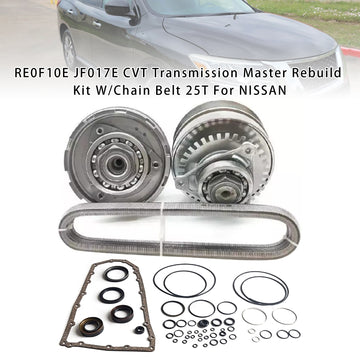 NISSAN RE0F10E JF017E CVT Transmission Master Rebuild Kit W/Chain Belt 25T Generic - 0
