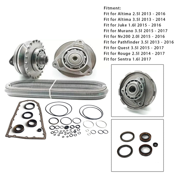 NISSAN RE0F10E JF017E CVT Transmission Master Rebuild Kit W/Chain Belt 27 Teeth Generic