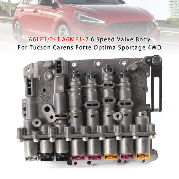 Tucson Carens Forte Optima Sportage 4WD A6LF1/2/3 A6MF1/2 6 Speed Valve Body Generic