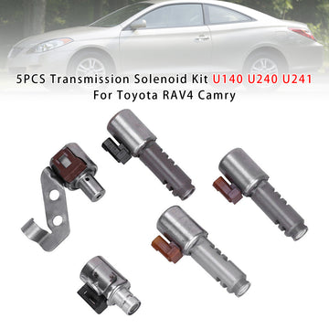 Toyota RAV4 Camry 5PCS Transmission Solenoid Kit U140 U240 U241 Generic - 0