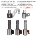 Toyota RAV4 Camry 5PCS Transmission Solenoid Kit U140 U240 U241 Generic-4