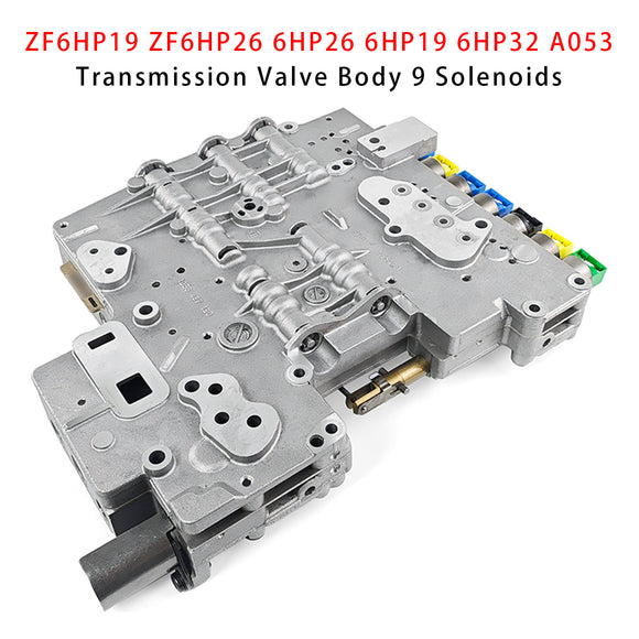 ZF6HP19 ZF6HP26 6HP26 6HP19 6HP32 A053 Transmission Valve Body 9 Solenoids Generic