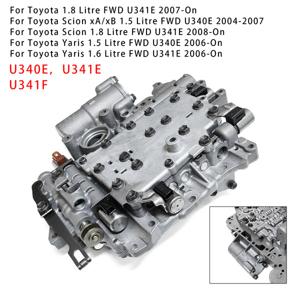 Toyota Yaris Corolla Scion Litre 9 Pin U340E U341E U341E Valve Body with Solenoids Generic