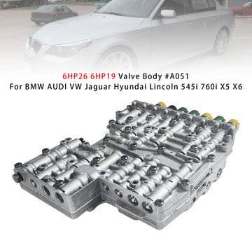 BMW AUDI VW Jaguar Hyundai Lincoln 545i 760i X5 X6 6HP26 6HP19 Valve Body #A051 Generic - 0