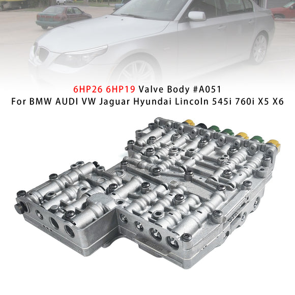 BMW AUDI VW Jaguar Hyundai Lincoln 545i 760i X5 X6 6HP26 6HP19 Valve Body #A051 Generic