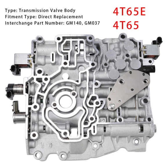 2002-2018 Buick Pontiac 4T65E 4T65 Transmission Valve body And Solenoids Generic
