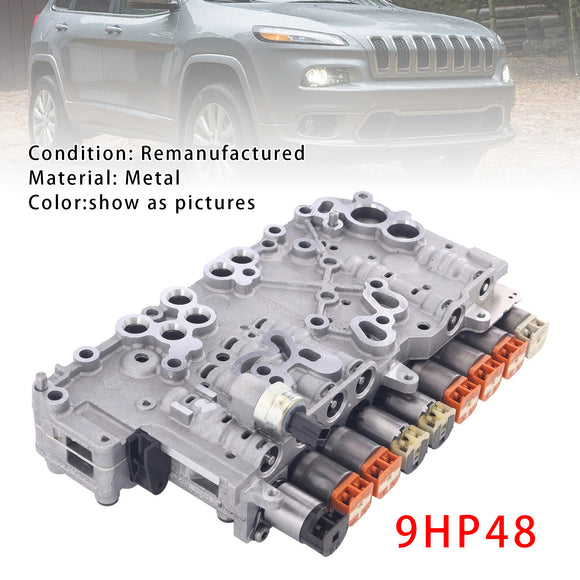2014-2017 Jeep Cherokee Chrysler Transmission Valve Body With 9 Solenoids 9HP48 Generic