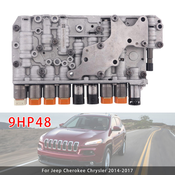 2014-2017 Jeep Cherokee Chrysler Transmission Valve Body With 9 Solenoids 9HP48 Generic