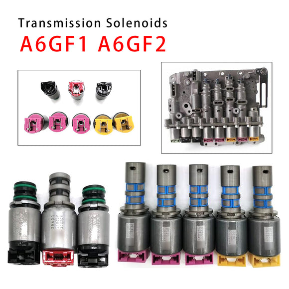 HYUNDAI KIA 6-Speed 8PCS A6GF1 A6GF2 Transmission Solenoids Kit Generic