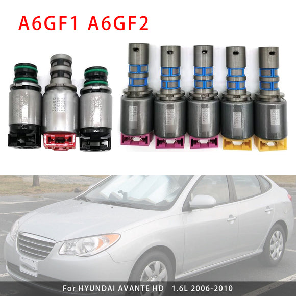HYUNDAI KIA 6-Speed 8PCS A6GF1 A6GF2 Transmission Solenoids Kit Generic