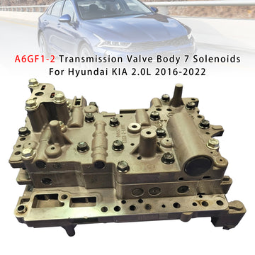 2016-2022 Hyundai KIA 2.0L A6GF1-2 Transmission Valve Body 7 Solenoids Generic - 0