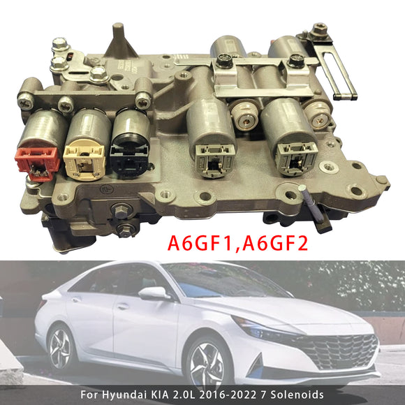 2016-2022 Hyundai KIA 2.0L A6GF1-2 Transmission Valve Body 7 Solenoids Generic