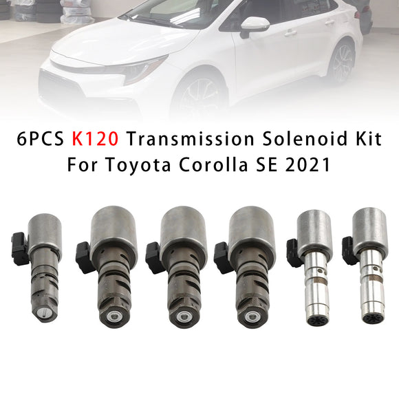 Toyota Corolla SE 2021 6PCS K120 Transmission Solenoid Kit  Generic