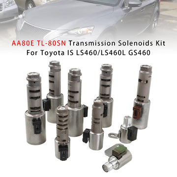 Toyota IS LS460/LS460L GS460 AA80E TL-80SN Transmission Solenoids Kit Generic - 0