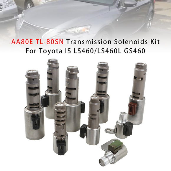 Toyota IS LS460/LS460L GS460 AA80E TL-80SN Transmission Solenoids Kit Generic