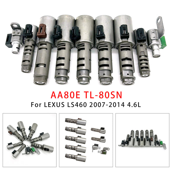 Toyota IS LS460/LS460L GS460 AA80E TL-80SN Transmission Solenoids Kit Generic