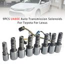 Toyota 9PCS UA80E Auto Transmission Solenoids Generic-2