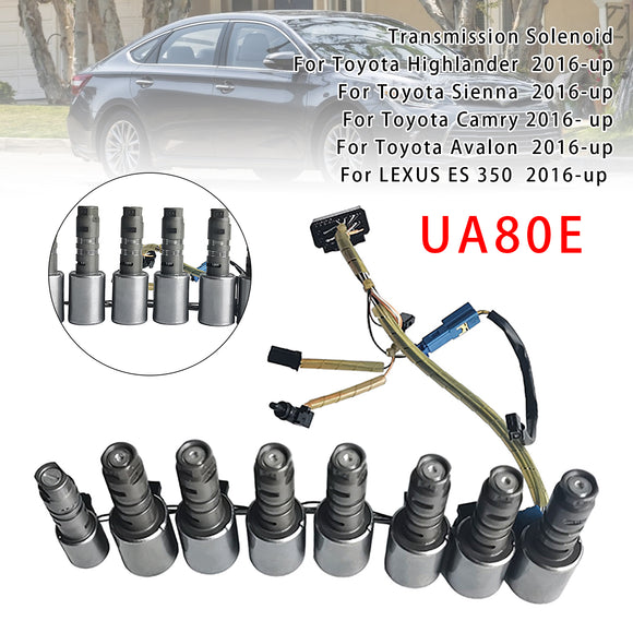 Toyota 9PCS UA80E Auto Transmission Solenoids Generic