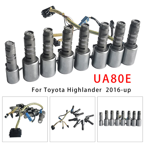 Toyota 9PCS UA80E Auto Transmission Solenoids Generic
