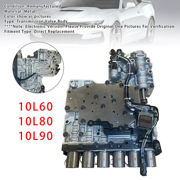 GM Chevrolet Cadillac 10L60 10L80 10L90 Automatic Transmission Valve Body Generic