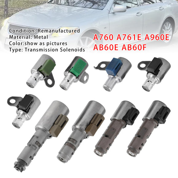 9X Transmission Shift Solenoids For Toyota Tundra A760 A761E A960E AB60E AB60F GS300