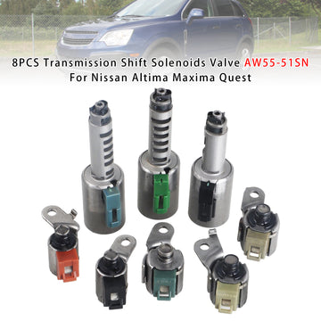 2005 Volvo XC90 8PCS Transmission Shift Solenoids Valve AW55-51SN Generic - 0