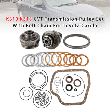 K310 K313 CVT Transmission Pulley Set With Belt Chain For Toyota Carola - 0